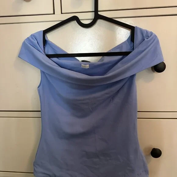 Aritzia Original Contour Ravish Top Dayflower Blue Size Small - Picture 2 of 4
